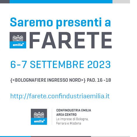 Ci vediamo a FARETE 2023?